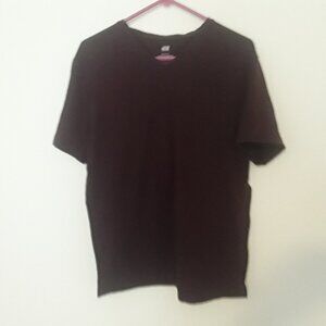 Mens H&M Slimfit, Large Burgundy V-Neck T-Shirt